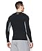 Under Armour Men's CoolSwitch Armour Long Sleeve Compression Shirt, Black /Reflective, Large