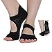 YOFIT Yoga Socks Double Non Slip Barre Socks Toe for Women (Black)