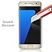 BONUM ZXC06 Screen Protector, Hd Clear Ultra Thin Anti Scratch and Fingerprint Case Friendly Tempered Glass For Galaxy S7 - 3 Piece