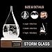 G GGPOWER Storm Glass Weather Stations Water Drop Weather Predictor Creative Forecast Nordic Style Decorative Weather Glass