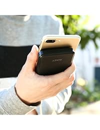 Aukey 10000 mAh banco de energía, diseño delgado y salidas dual USB, cargador portátil para iPhone 7 6 6S Plus, Samsung Galaxy Note 8, S8 S8 + y más.