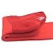 Luwint Striped Soccer Socks, Cushion Long Sports Socks Over-The-Calf Athletic Socks for Kids Youth Adults (M, Red)