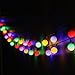 OMGAI Ball Fairy Lights, 17Ft 60 LED Waterproof Color Changing Globe String Lights with Remote Control for Outdoor, Home, Garden, Wedding, Party,Christmas Tree Decoration, Warm White and Multi-Color