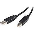 StarTech.com USB2HAB50CM 0.5 m USB 2.0 A to B Cable, M/M