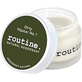 Routine ROUTINE Aluminum Free Natural Deodorant for Women and Men, Antiperspirant Deodorant for sensitive skin 58g Patchouli, Patchouley & Patchoulé (DIRTY HIPSTER NO. 1 Jar)