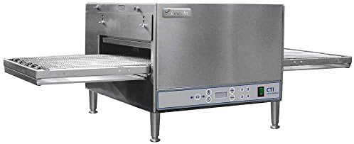 Lincoln 2501 50'' Digital Countertop Impinger Conveyorized Electric Oven with Push-Button Controls - 6 kW
