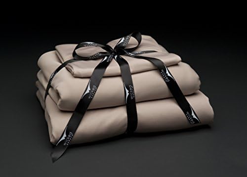 Wicked Sheets Wicking + Cooling Bed Sheet Set / For Night Sweats &amp; Hot Flashes (King, Beige)