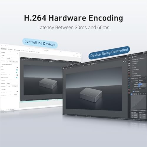 GL.iNet Remote KVM Control Over Internet, 4K Resolution,Tailscale Support, Remote Keyboard, Video, Mouse Control for Home Offices, Data Center, IT management and Industrial Applications
