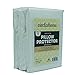 CirclesHome Pillow Protectors 8 Pack Standard Zippered - 100% Cotton Breathable Pillowcases - Protects Pillows from Dirt, Dust and Debris (Standard - Set of 8 - 20x26)