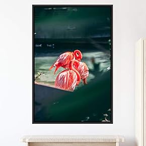 signwin Framed Canvas Wall Art Group of Birds...