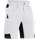 CRYSULLY Men's Hiking Cargo Shorts Outdoor Summer Lightweight Quick Dry Casual Shorts with 5 Pocket