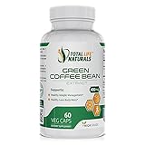 Pure Green Coffee Bean Extract Pills with 50% Chlorogenic Acid per Vegetarian Capsule | Natural Weight Loss Support for Men and Women | Made in the USA by Total Life Naturals