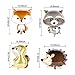 Woodland Baby Shower Balloon Garland – Woodland Creatures Balloon, Hedgehog, Squirrel, Fox, Raccoon, Latex Balloons for Baby Shower decorations ,Woodland Party Supplies，Boys/Girls birthday decorations