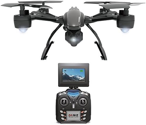 KYToy 509G 5.8G FPV RC Helicopter 2.4GHz 4CH 6 Axis Drone 2.0MP HD Camera Quadcopter with LED Light and CF Mode &amp; LCD Screen &amp;Camera (509G)