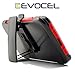 Evocel New Generation Series Phone Case Compatible with G3 Stylus (D690) with Belt Clip Holster and Kickstand, Red