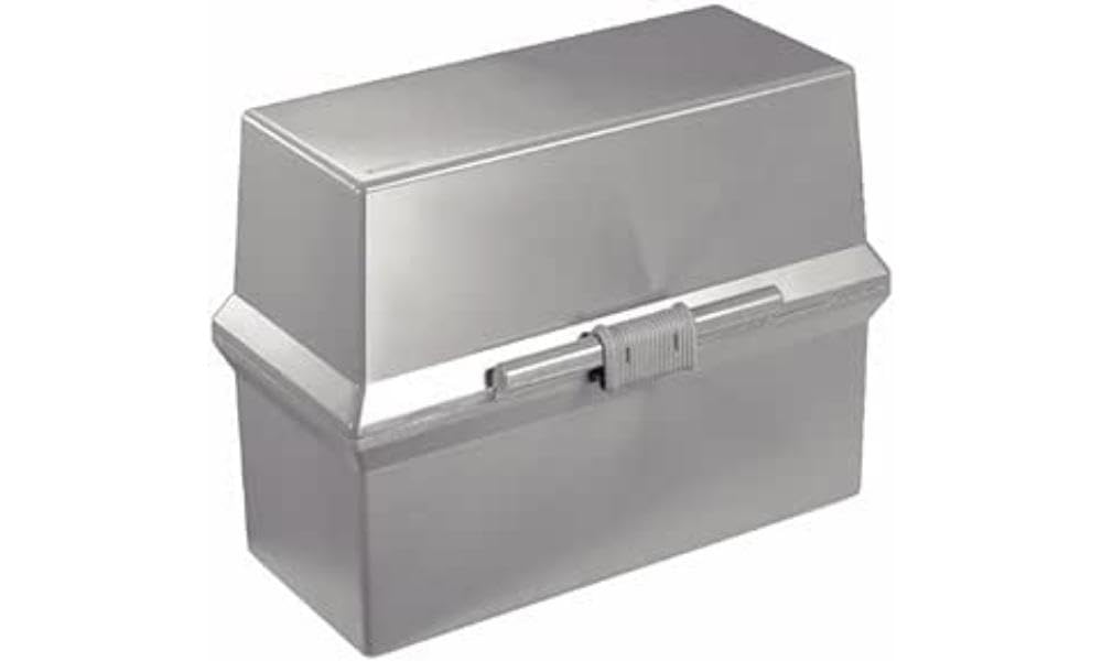 Esselte Cardo A6 1000 Card Index Box - Grey