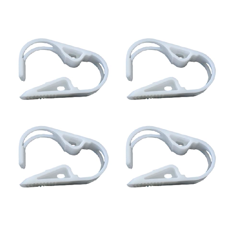 Water Flow Control Tube Clamp, 4 Pcs 12-18mm Plastic Adjustable Water Stop Clamp, Laboratory Pinch Valve Flow Control Hose Clamp