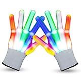 VWMYQ LED Gloves Christmas Cool Toys for Kids LED