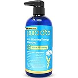 PURA D'OR Hair Loss Prevention Therapy Premium Organic Argan Oil Shampoo, 16 Fluid Ounce