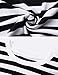 Sykooria Men's Black White Color Block Striped Top Tees Crew Neck Basic Stripes Long Sleeve Cotton T-Shirts Halloween Shirts for Mens