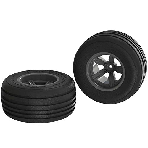 Arrma Dirt Runner ST Front Tire Set Glued Black (2)