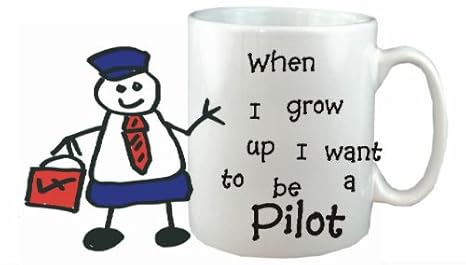 Quiero Ser Un Piloto taza de cerámica - carrera taza apta para ...