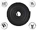 Dual Wall Adhesive Marine Heat Shrink - 10 Ft Roll - 1/2 Inch Diameter - Black