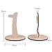 eZAKKA Table Number 1-20, Wooden Wedding Table Numbers with Holder Base for Wedding Party Home Decoration Vintage Birthday Event Banquet Anniversary Decor Catering Reception