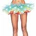 Women's Mini Tutu Skirt Rainbow With Led Light Up Tulle Costume Party Dance