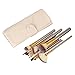Angeltyr Makeup Brushes Set - Foundation Contour Eyebrow Eyeliner Eyelash Lip Powder Brush (12pcs, Champagne)