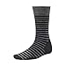 SmartWool Men's Stria Crew Socks (Black) Large