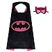 Halloween Costume Superhero Dress Up For Kids - Best For Christmas Gift, Children's Birthday, Cosplay Party. Satin Cape and Felt Mask Role Play Set. Cartoon Outfit For Boys and Girls (Batgirl)