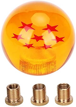 Gear Shifter,Akozon Universal Car Dragon Ball Gear Shift Knob Shifter Lever Handle with Adapter Replacement(Seven Stars): Home Improvement
