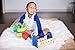 ScratchMeNot Flip Mitten Sleeves - Baby Boys' Stay On No Scratch Mittens - Royal Rain