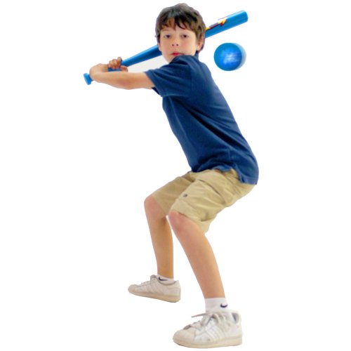 Maui Toys Sky Bouncin Baseball And Bat Set (Colors May Vary)