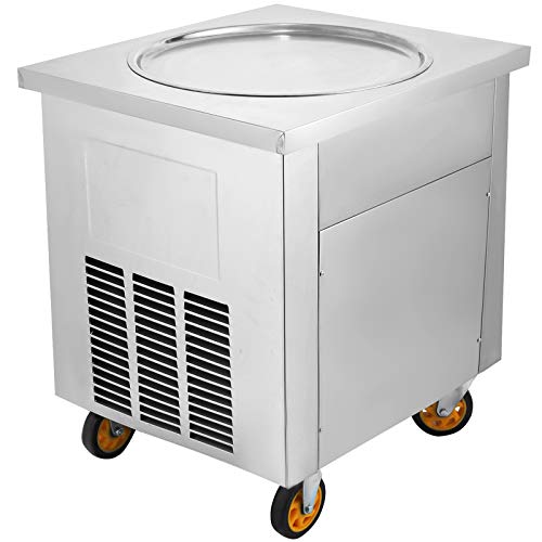 VEVOR Commercial Ice Roll Maker, 1350W StirFried Yogurt Cream Machine, StirFried Ice Cream