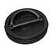 Airscape Coffee Storage Canister (1 lb Dry Beans) - Patented Airtight Lid Pushes Air Out to Preserve Food Freshness - Two Way Valve Releases CO2 - Stainless Steel Food Container- Turquoise