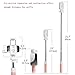 Mini Selfie Stick Extendable Monopod With Mirror For IPhone 6s 6 Plus 5s 5 Android Samsung Galaxy S7 Edge/S4 Smart Phones(Pink)