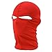 FENTI Lycra Sport Balaclava with Eye Hollow, Motorcycle Ski Cycling Face Mask , Red , One Size