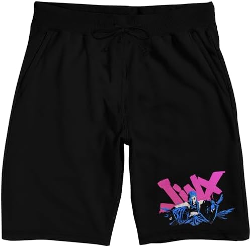 Batman Classic Bat Logo Men's Black Drawstring Sleep Pajama Shorts