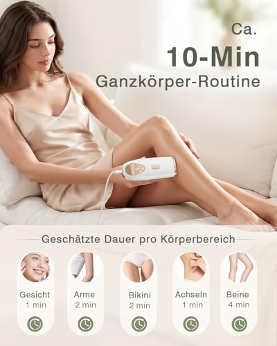 TIIMAGIC IPL Devices Hair Removal - Painless Hair Removal Device | 5°C ice cooling contact, long-lasting results, 86% hair reduction in 3 weeks for body, face, bikini, armpits, legs