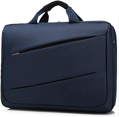 Duofeiya 17 Inch Laptop Shoulder Bag Messenger Bag Case Sleeve for Women and Men Blue
