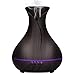 KEDSUM 400ml Aroma Essential Oil Diffuser,Wood Grain Ultrasonic Cool Mist Humidifier with 7 Color LED Lights Waterless Auto Shut-Off Function for Office Home Yoga Spa