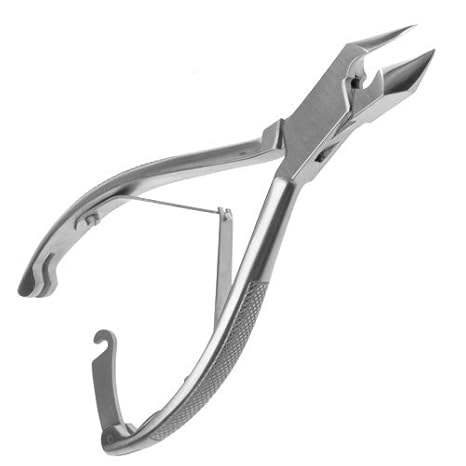 May - Kopfschneider - Nagelschneider - Nagelzange - halber Kopf - inkl. Schutzkappe - Edelstahl