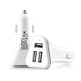 G-NG Car Charger 3 Port USB 5.2 A Quick Charge for all brands such as Samsung, iPhone, iPad, HTC, Smart Phones, Tablets etc
