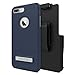 Seidio Surface Case and Holster Combo with Kickstand for Apple iPhone 7 Plus (Midnight Blue/Gray)