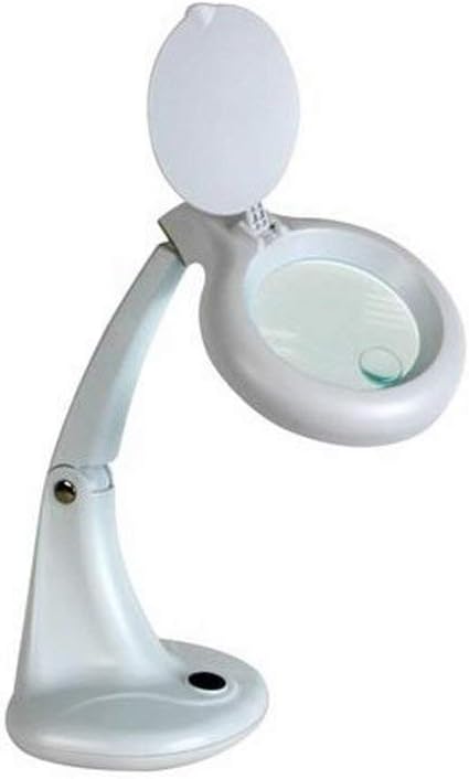 Velleman VTLAMP10 Desk Lamp with Magnifying Glass, White, 12 W, Small to Medium - Image 5