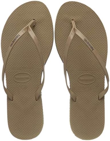 havaianas you metallic rose gold