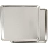 Nordic Ware 43180 Naturals Twin Pack-Half Sheets, Aluminum