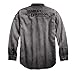 HARLEY-DAVIDSON Official Men's Iron Block Long-Sleeve Shirt, Grey